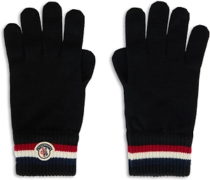 Moncler Logo Patch Knitted Gloves
