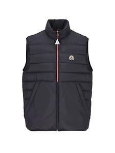 Logo Patch Padded Vest