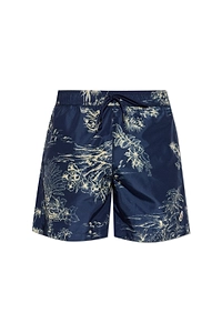 Moncler Logo Patch Drawstring Swim Shorts