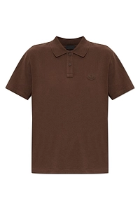 Moncler Logo Patch Short-Sleeve Polo Top