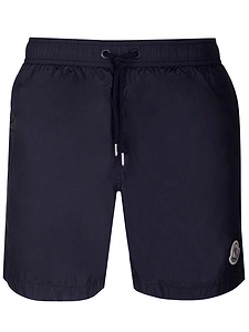 Moncler Sea Logo Patch Swim Shorts