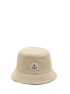 Moncler Logo Patch Reversible Bucket Hat