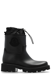 Moncler Kickstream Logo Detailed Ankle Boots