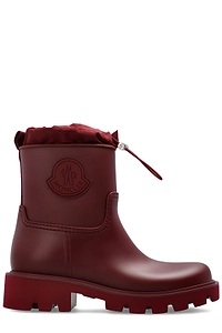 Moncler Kickstream Logo Patch Rain Boots