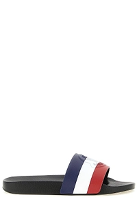 Moncler Basile Logo Embossed Slides
