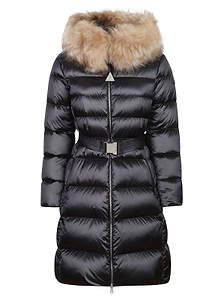 Leersies Shearling Trimmed Long Down Coat
