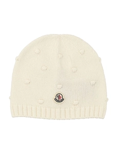 Moncler Textured Knit Beanie Hat