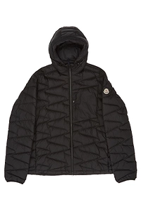 Moncler Tidone Hooded Quilted Short Down Jacket
