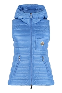 Moncler Logo Patch Zip-Up Padded Gilet
