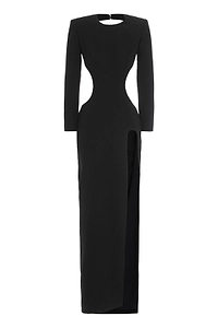 Monot Cut-Out Open-Back Dress