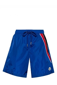 Moncler Logo Detailed Drawstring Swim Shorts