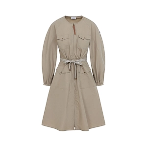 Moncler Logo Patch Zipped Dress
