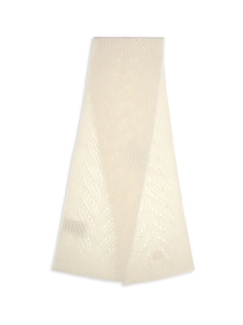 Tricot Ribbed Knit Scarf