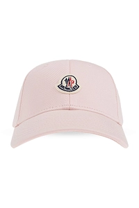 Moncler Logo Patch Curved Peak Baseball Cap