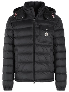 Moncler Verith Hooded Zip-Up Short Puffer Jacket