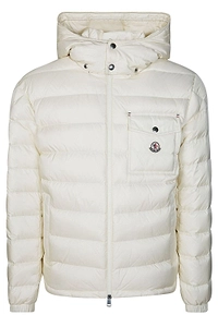Moncler Verith Hooded Zip-Up Short Puffer Jacket