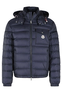 Moncler Verith Hooded Zip-Up Short Puffer Jacket