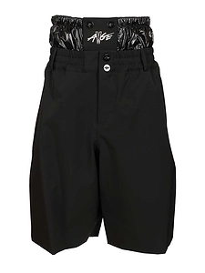 Moncler X Asap Rocky Logo Printed Layered Shorts