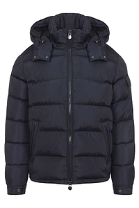 Moncler Maya Matte Zip-Up Puffer Jacket