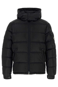 Moncler Maya Matte Zip-Up Short Puffer Jacket
