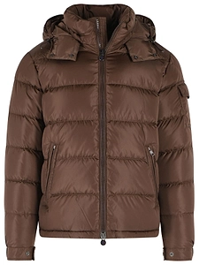 Maya Matte Zip-Up Short Puffer Jacket