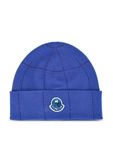 Moncler X Palm Angels Check Jacquard Beanie
