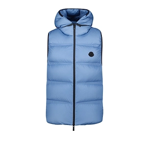 Moncler Zip-Up Hooded Padded Gilet