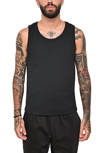 Monk Sleeveless Crewneck Tank Top