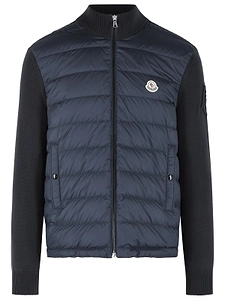 Moncler Padded Zip-Up Cardigan