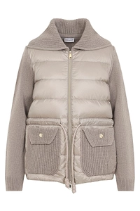 Moncler Padded Zip-Up Cardigan
