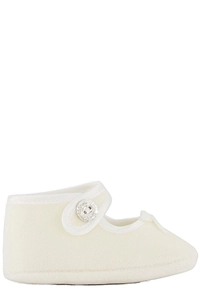 Monnalisa Bow Embellished Baby Shoes