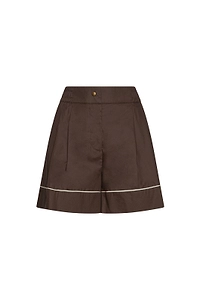 Moncler Piped Logo-Patch Shorts