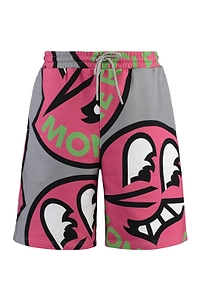 Moncler Printed Drawstring Bermuda Shorts