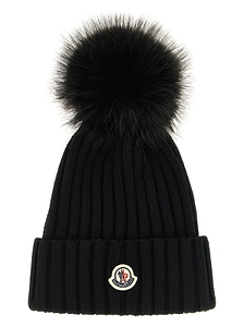 Moncler Pom Pom Knitted Beanie