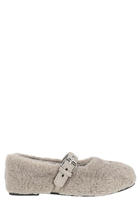 Monnalisa Buckle Fastened Round Toe Ballet Flats
