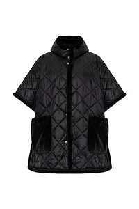 Moncler Quilted Hooded Cape