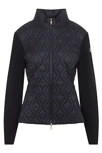 Moncler Padded Zip-Up Cardigan