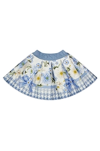 Monnalisa Floral Print Skirt