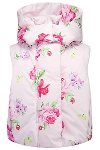 Floral Sleeveless Jacket