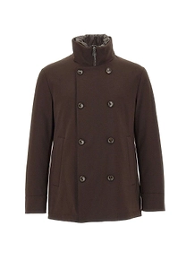 Montecore Quilted Bib Double-Breasted Coat