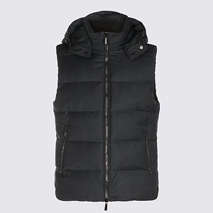 Moorer Quilted Hooded Gilet