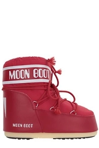 Moon Boot Icon Logo Printed Lace-Up Boots