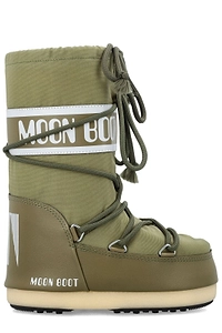 Moon Boot Icon Logo Printed Lace-Up Boots