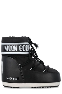 Moon Boot Icon Logo Printed Lace-Up Boots