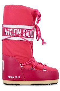 Moon Boot Icon Logo Printed Lace-Up Boots