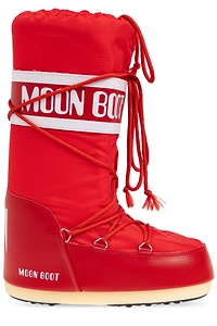 Moon Boot Icon Logo Printed Lace-Up Boots