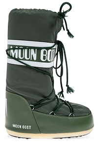 Moon Boot Icon Logo Printed Lace-Up Boots