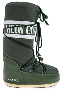 Moon Boot Icon Logo Printed Lace-Up Boots