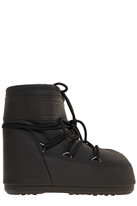 Moon Boot Logo Embossed Lace-Up Boots