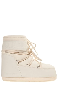 Moon Boot Logo Embossed Lace-Up Boots